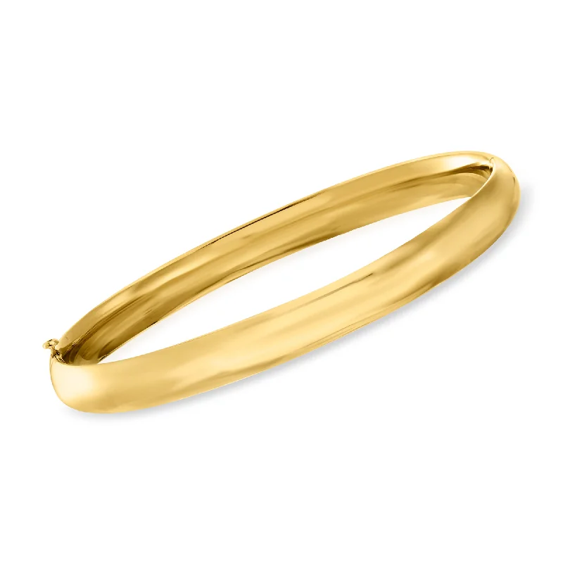 beautiful wedding bangles -beautiful wedding bangles -Ross-Simons 14kt Yellow Gold Polished Bangle Bracelet