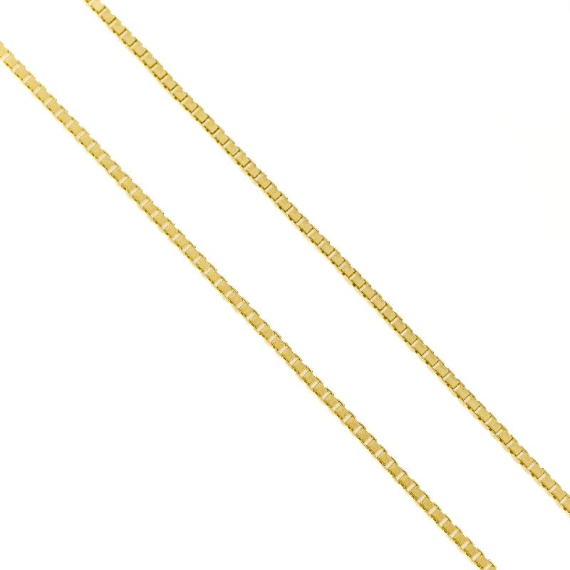 designer necklaces for women -designer necklaces for women -2mm Wide Box Chain 23" Necklace in 18K Yellow Gold