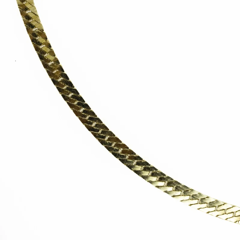 unique charm necklaces for women -unique charm necklaces for women -20" Herringbone Chain Necklace in 14K Yellow Gold