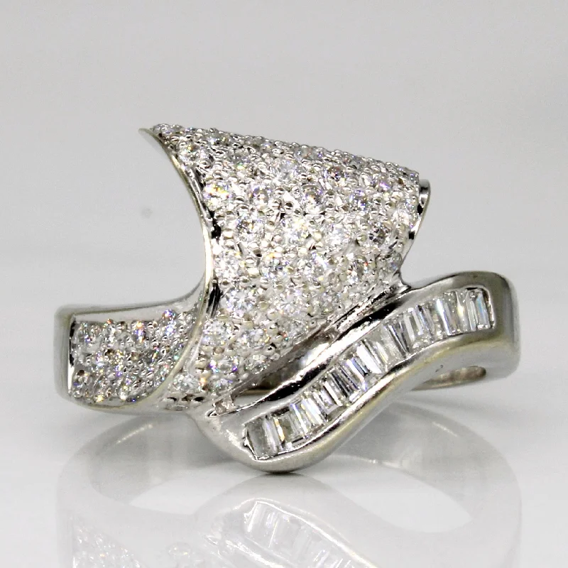 luxury bridal rings -luxury bridal rings -Diamond Cocktail Ring | 0.64ctw | SZ 7 |