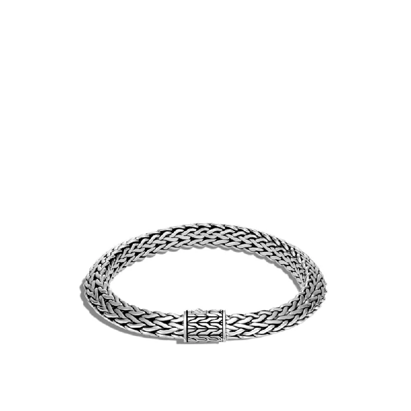 sleek cuff bracelets for women -sleek cuff bracelets for women -Tiga Classic Chain 8MM Bracelet in Silver