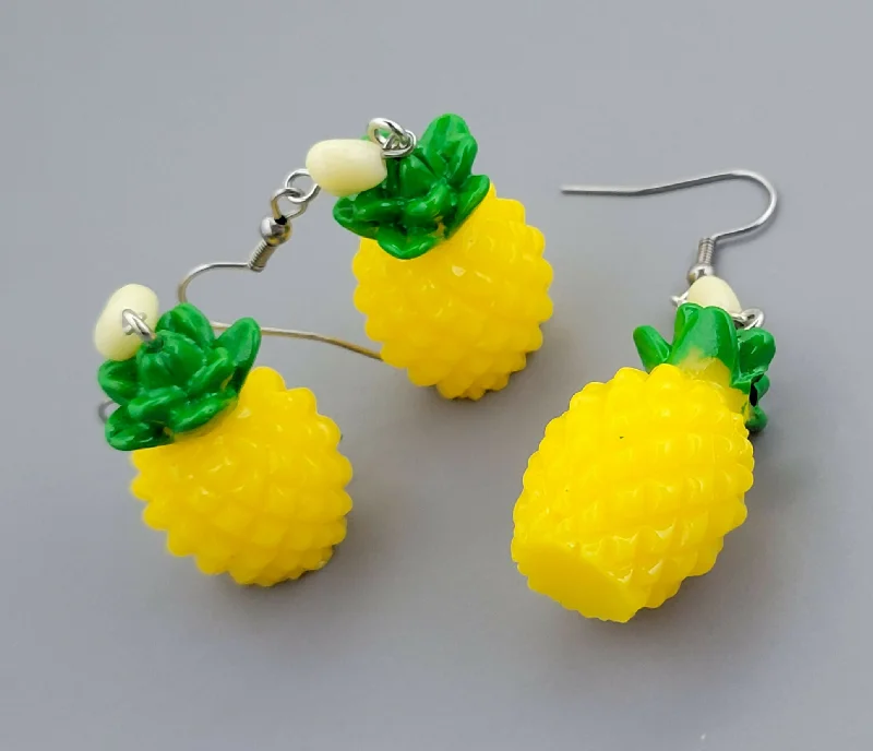 turquoise earrings for women -turquoise earrings for women -Barnyard Finds: Pineapple Earrings