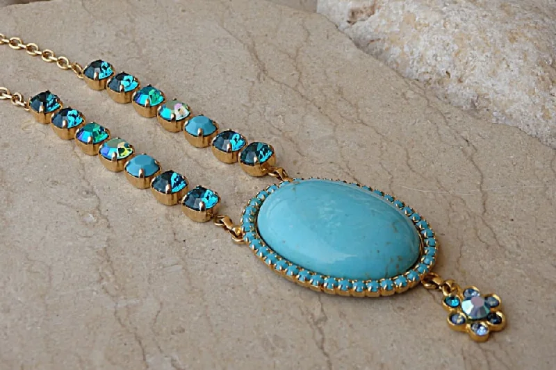 handcrafted necklaces for women -handcrafted necklaces for women -Turquoise necklace