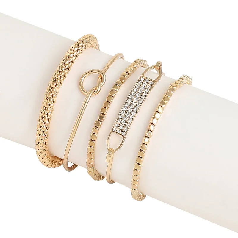 elegant tennis bracelets for women -elegant tennis bracelets for women -Gold Plated Designer Stone Casual Bracelet For Women