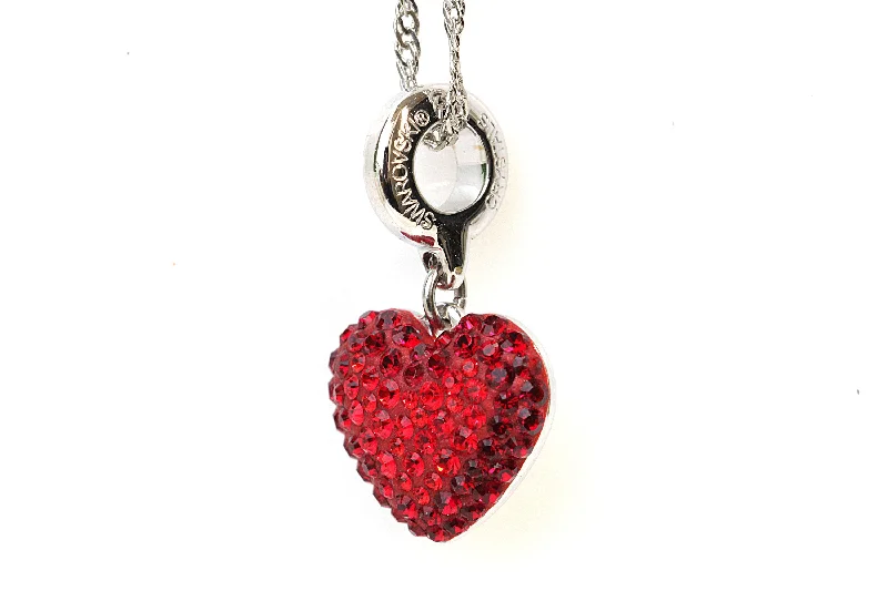 layered necklaces for women -layered necklaces for women -Red heart necklace Gift