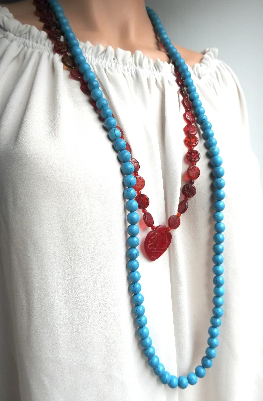 long necklaces for women -long necklaces for women -Boho Style Beaded Necklaces for Women