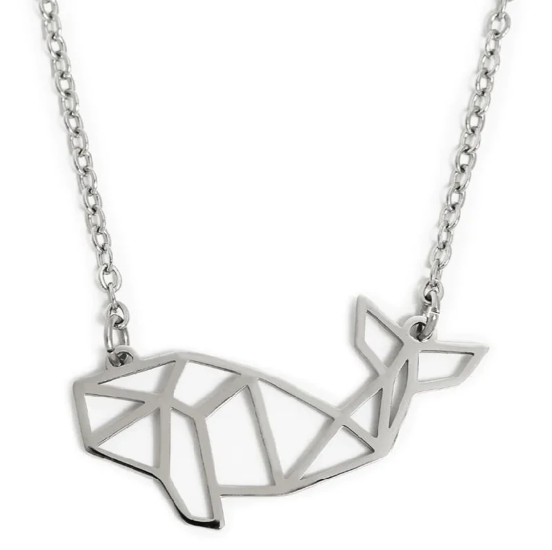 minimalist necklaces for women -minimalist necklaces for women -Annie Oak Whale Geometric Necklace