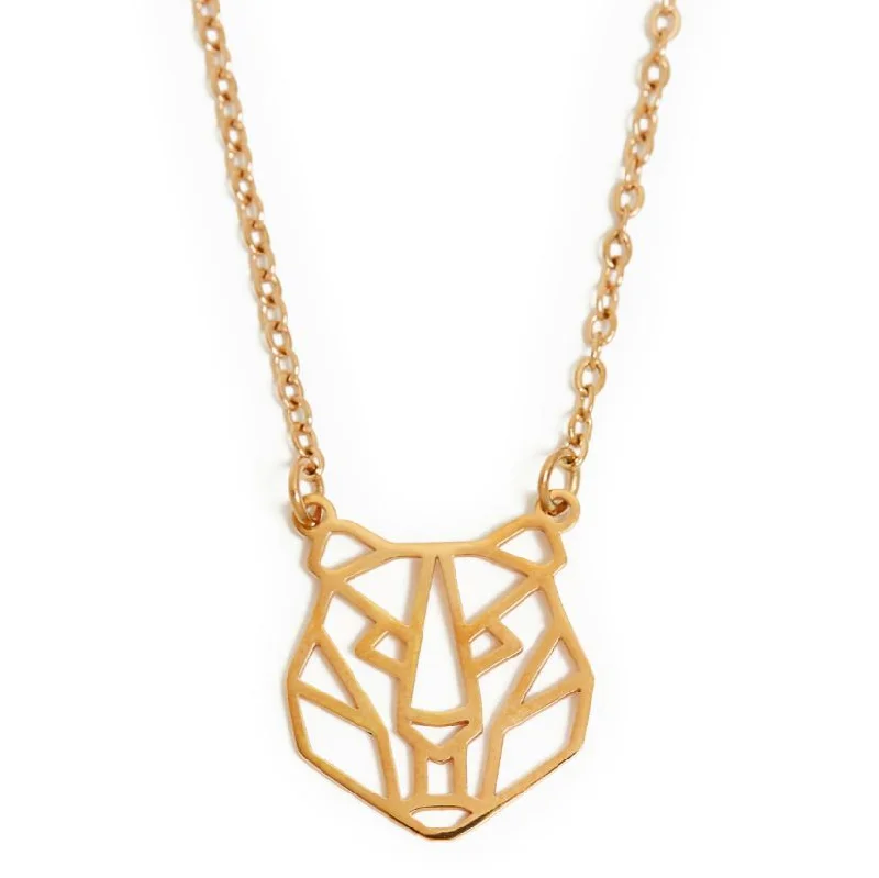 bridal necklaces for women -bridal necklaces for women -Annie Oak Tiger Geometric Necklace