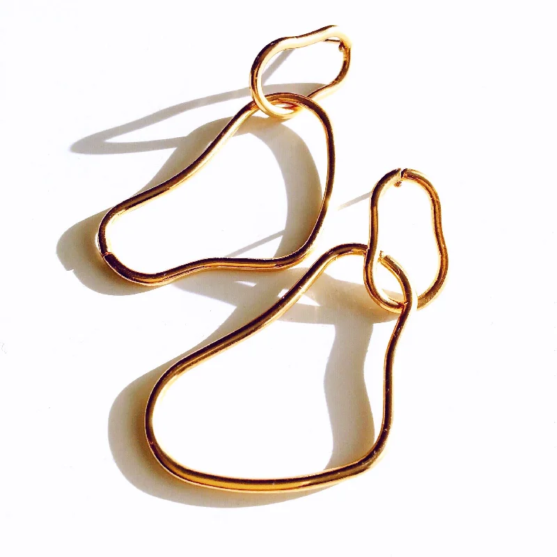 hoop earrings for women -hoop earrings for women -ABSTRACT HOOP EARRINGS