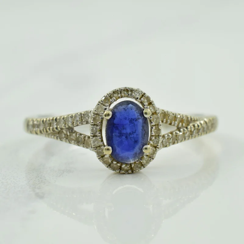 stylish rings for women -stylish rings for women -Sapphire & Diamond Ring | 0.50ct, 0.23ctw | SZ 7 |