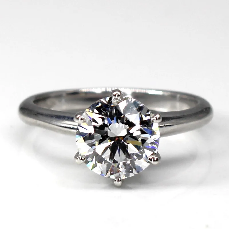 vintage wedding rings for women -vintage wedding rings for women -GIA Certified Solitaire Diamond Engagement Ring | 1.59ct VS2 D Ex | SZ 5 |