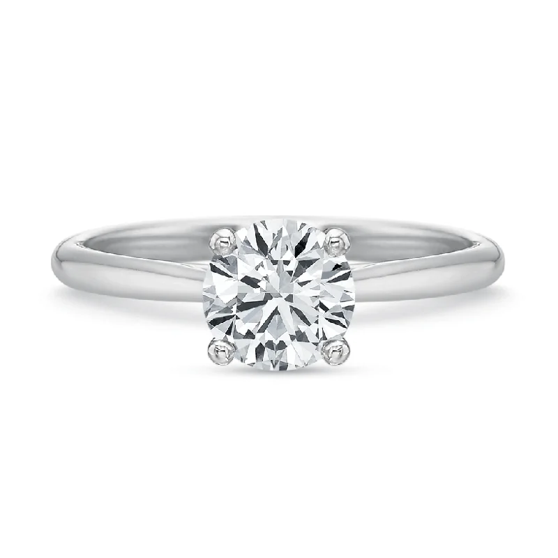 stylish engagement rings for women -stylish engagement rings for women -Classic Solitaire Diamond Platinum Engagement Ring