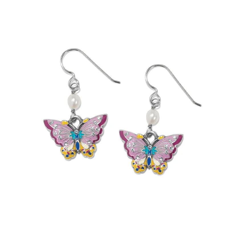 bohemian earrings for women -bohemian earrings for women -Kyoto In Bloom Butterfly French Wire Earrings - JA9961