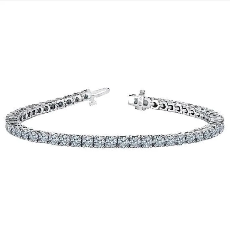 women’s bangles -women’s bangles -Diana M. 3.00 Carat Diamond Tennis Bracelet