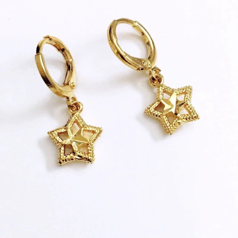 diamond earrings for women -diamond earrings for women -SMALL STARS EARRINGS