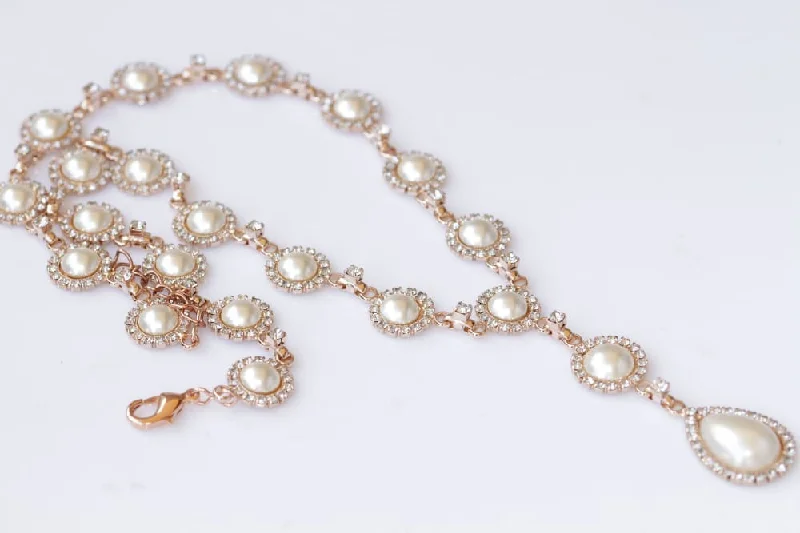 sapphire necklaces for women -sapphire necklaces for women -IVORY PEARL NECKLACE