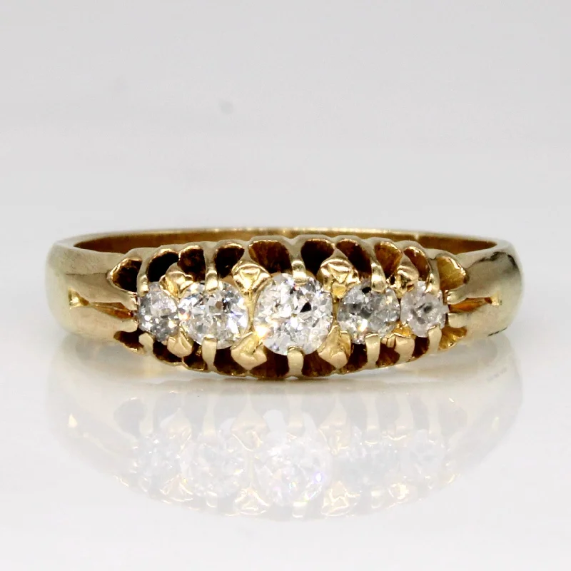 elegant rings for women -elegant rings for women -Antique Diamond Ring | 0.33ctw | SZ 5.75 |