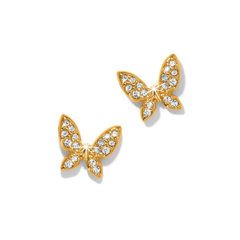 luxury pearl earrings -luxury pearl earrings -Enchanting Butterfly Post Earrings - JA0026