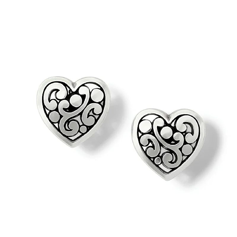 bohemian earrings for women -bohemian earrings for women -Contempo Heart Post Earrings - JA9301