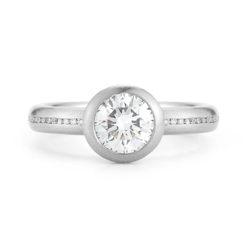 classic engagement rings for women -classic engagement rings for women -Steller Zero Cool Diamond Engagement Ring