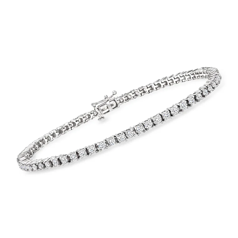 vintage style bracelets -vintage style bracelets -Ross-Simons Diamond Tennis Bracelet in 14kt Yellow Gold