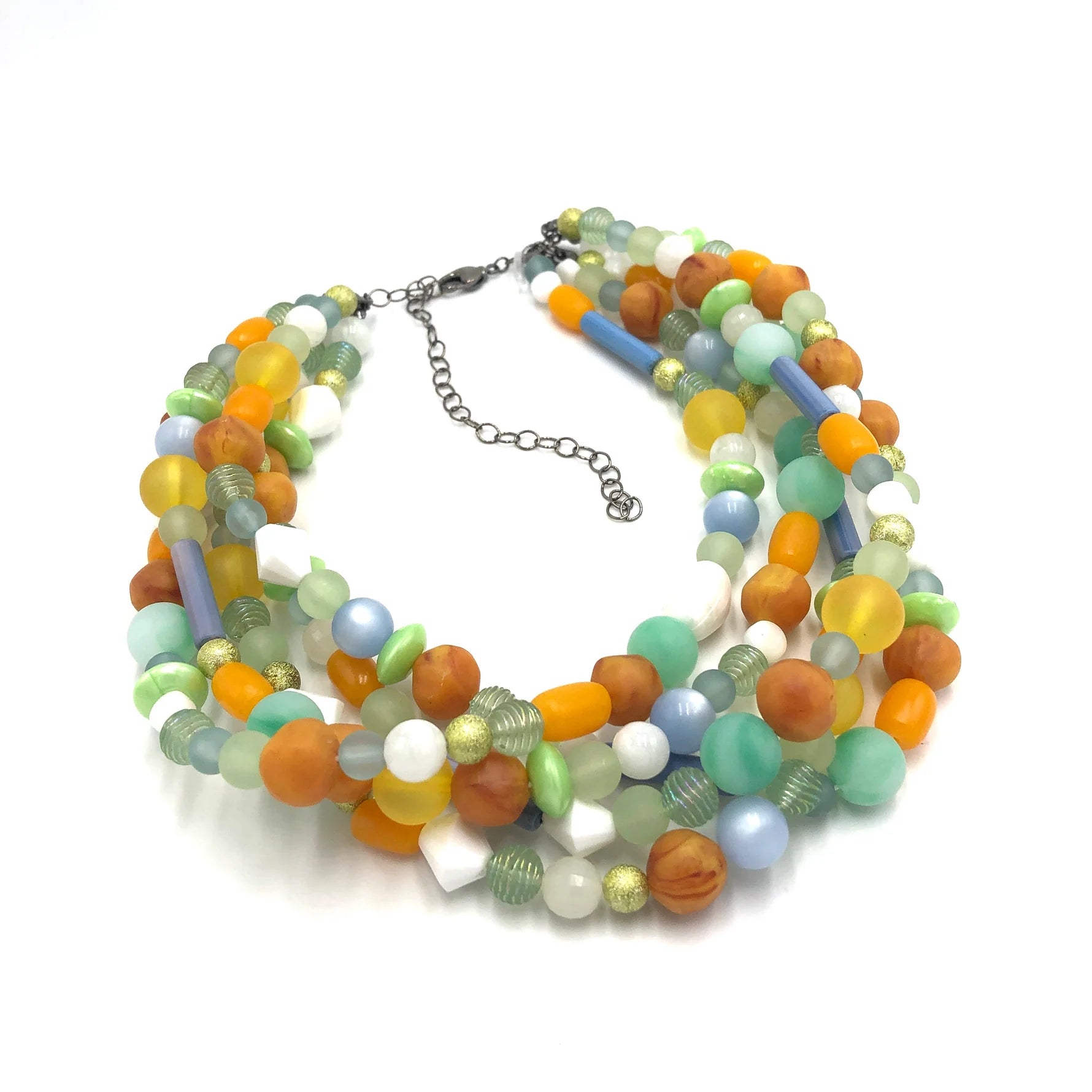 layered necklaces for women -layered necklaces for women -Spring in Scottsdale Mixed Sylvie Beaded Necklace