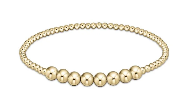 bridesmaid bracelets -bridesmaid bracelets -Enewton - Classic Gold Beaded Bliss 2.5mm Bead Bracelet - 5mm Gold