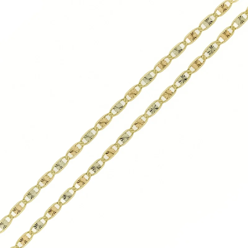 romantic necklaces for women -romantic necklaces for women -24" Fashion Chain in 14K Three Tone Gold