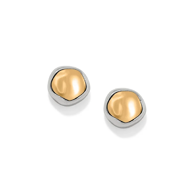 chic statement earrings -chic statement earrings -Cascade Round Post Earrings - JA0034