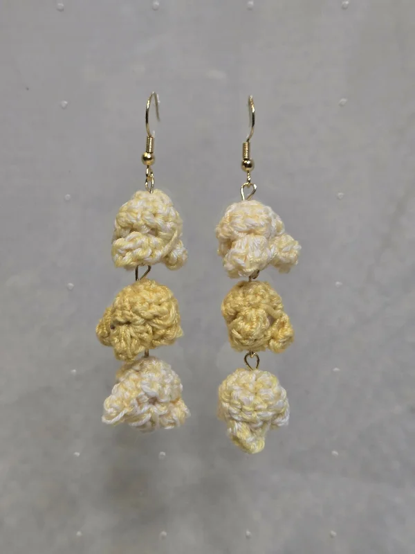 gold stud earrings for women -gold stud earrings for women -Buttered Popcorn Earrings