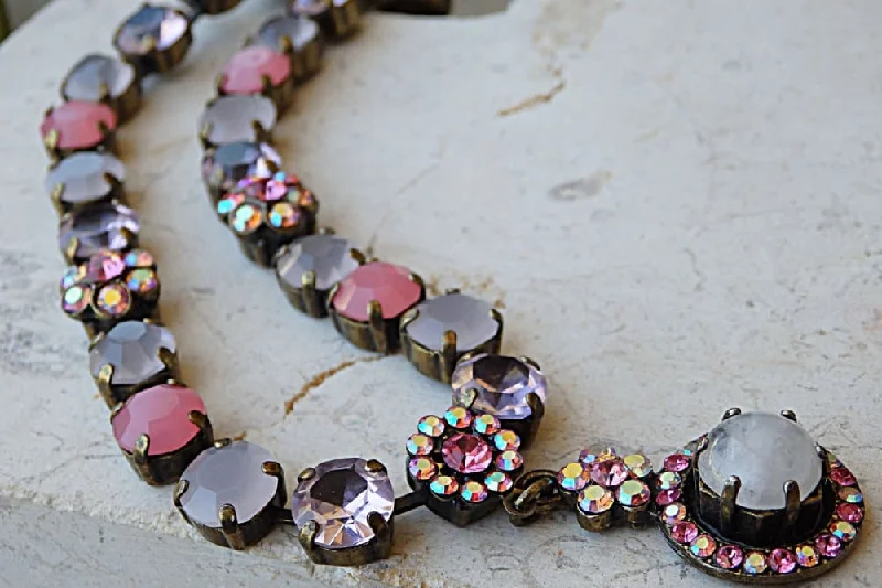 stunning statement necklaces for women -stunning statement necklaces for women -Pink purple necklace