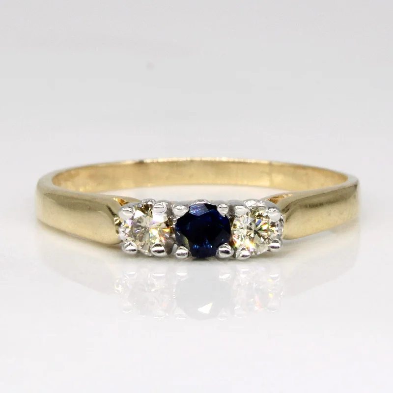 geometric rings for women -geometric rings for women -Diamond & Sapphire Ring | 0.16ctw, 0.11ct | SZ 7.25 |