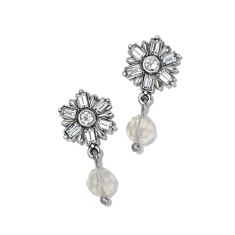 women’s bold earrings -women’s bold earrings -Winter's Miracle Post Drop Earrings - JA9933