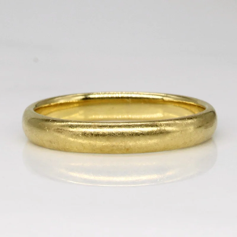 cocktail rings for women -cocktail rings for women -Birmingham 18k Yellow Gold Band | SZ 5.75 |