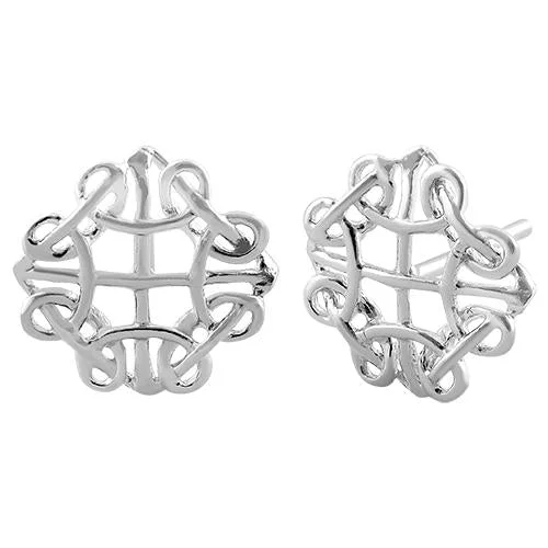 dangling earrings for women -dangling earrings for women -Sterling Silver Celtic Earrings