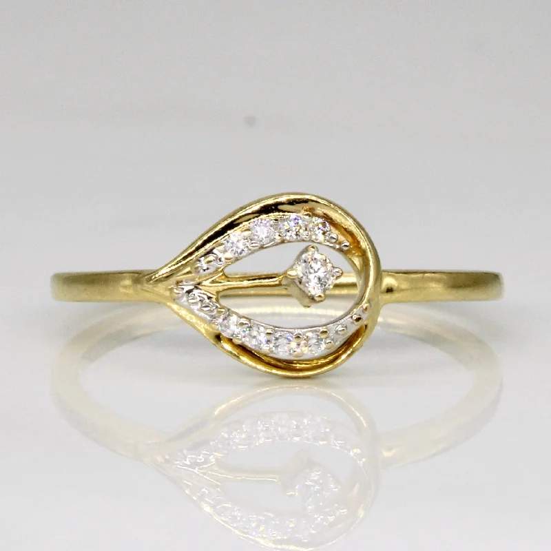 elegant rings for women -elegant rings for women -Diamond Ring | 0.06ctw | SZ 6 |