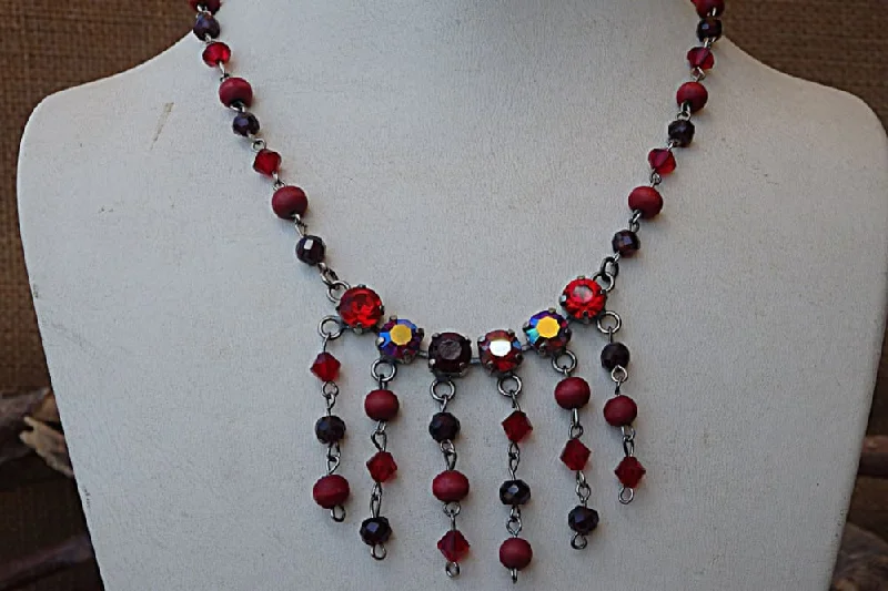 men’s and women’s matching necklaces -men’s and women’s matching necklaces -Red necklace