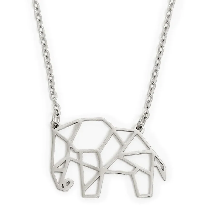 gemstone necklaces for women -gemstone necklaces for women -Annie Oak Elephant Geometric Necklace