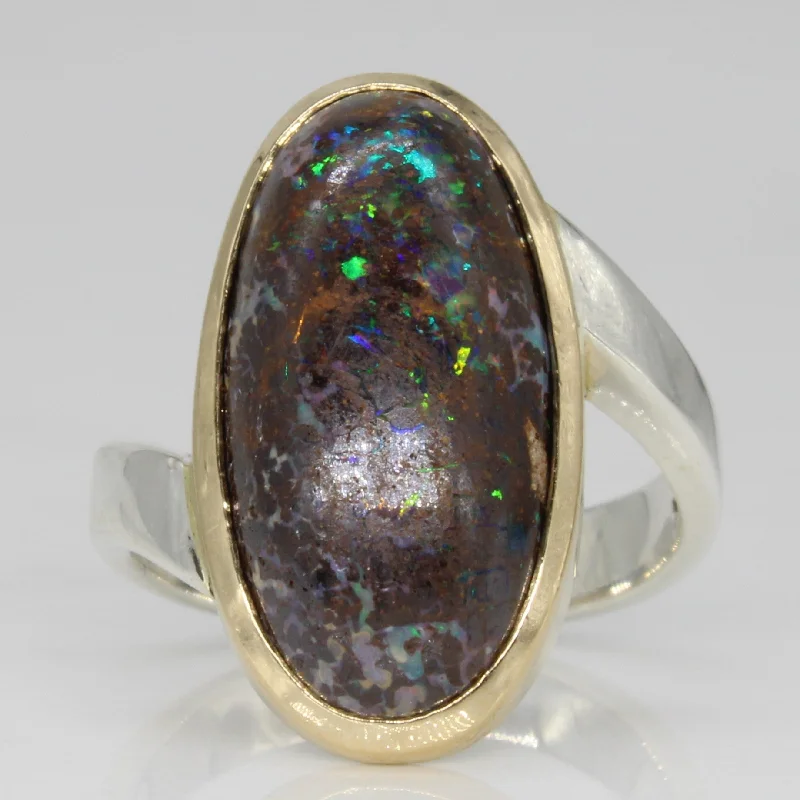 chic gemstone rings for women -chic gemstone rings for women -Potch Opal Cocktail Ring | 5.65ct | SZ 6 |