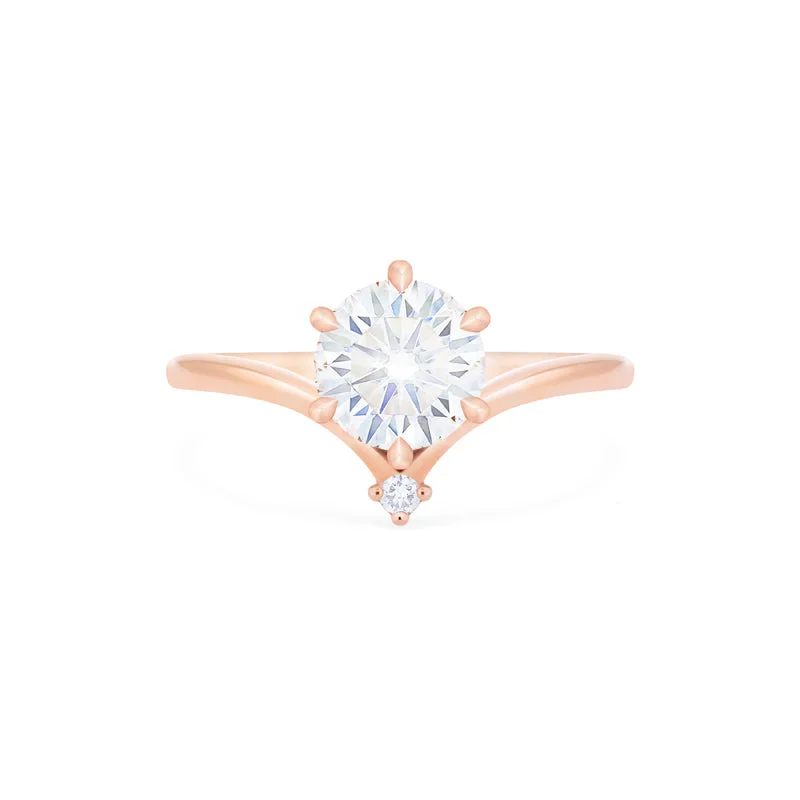 high-end engagement rings -high-end engagement rings -[Aisha] Moonrise Engagement Ring in Diamond / Moissanite