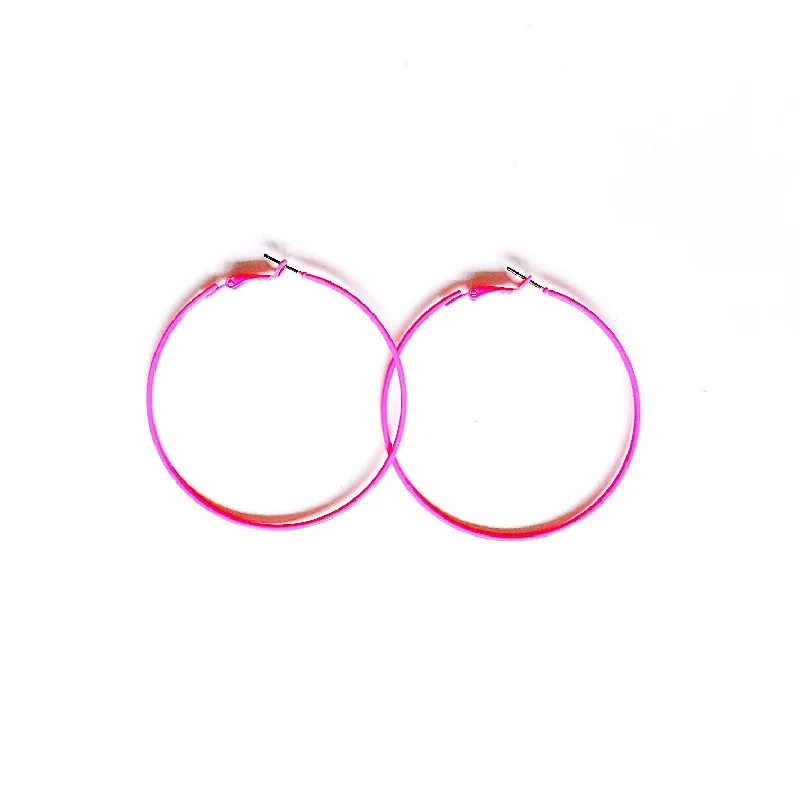 hoop earrings for evening wear -hoop earrings for evening wear -NEON HOOP EARRINGS