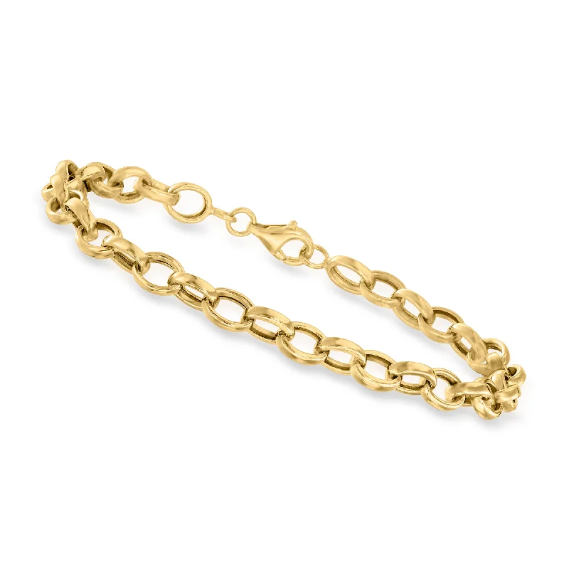 diamond bangle bracelets for women -diamond bangle bracelets for women -Canaria 5mm 10kt Yellow Gold Cable Chain Bracelet