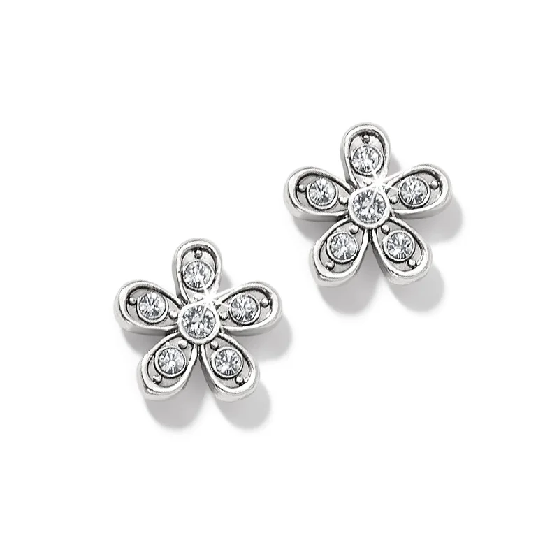 chic earrings for women -chic earrings for women -Enchanting Flower Post Earrings - JA0029