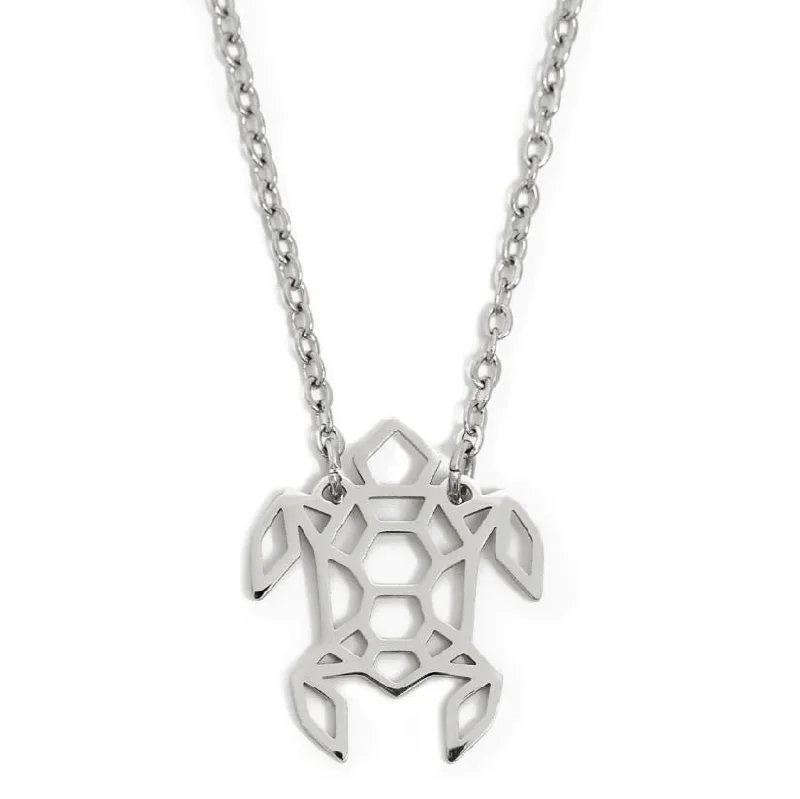 modern necklaces for women -modern necklaces for women -Annie Oak Turtle Geometric Necklace