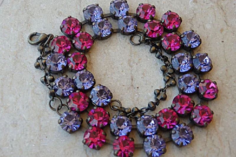 romantic necklaces for women -romantic necklaces for women -PURPLE PINK NECKLACE