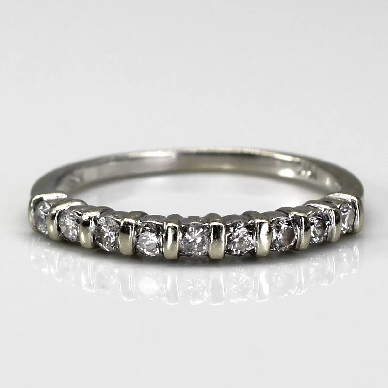 diamond rings for women -diamond rings for women -Diamond Semi Eternity Ring | 0.27ctw | SZ 5.5 |