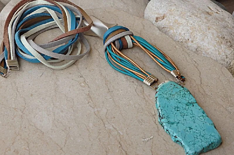 crystal necklaces for women -crystal necklaces for women -Turquoise necklace