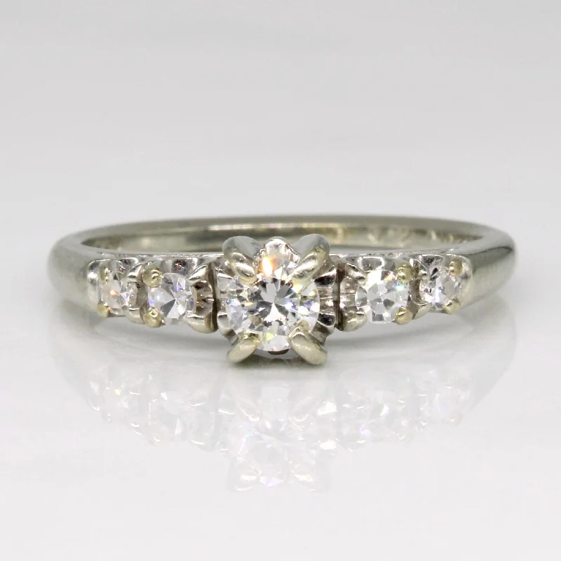 promise rings for women -promise rings for women -Diamond Engagement Ring | 0.29ctw | SZ 5.5 |