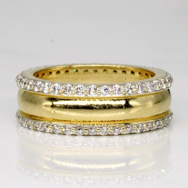 chic promise rings for women -chic promise rings for women -Diamond Eternity Ring | 0.80ctw | SZ 5 |