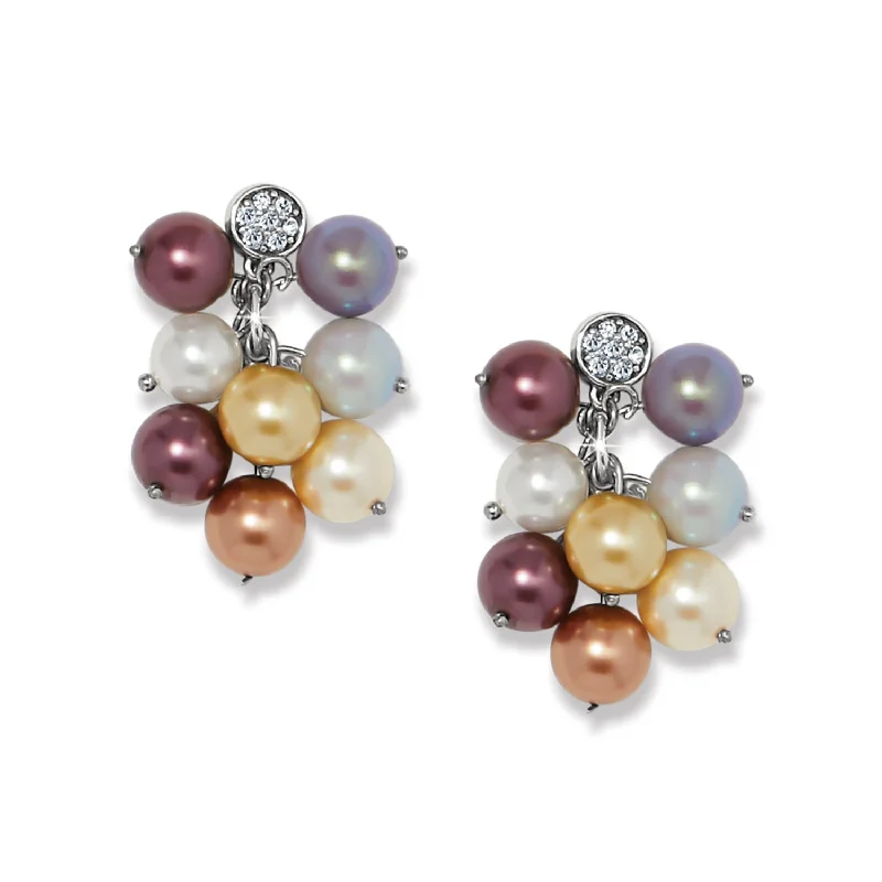 long earrings for women -long earrings for women -Pearl-icious Multi Post Drop Earrings - JA0089